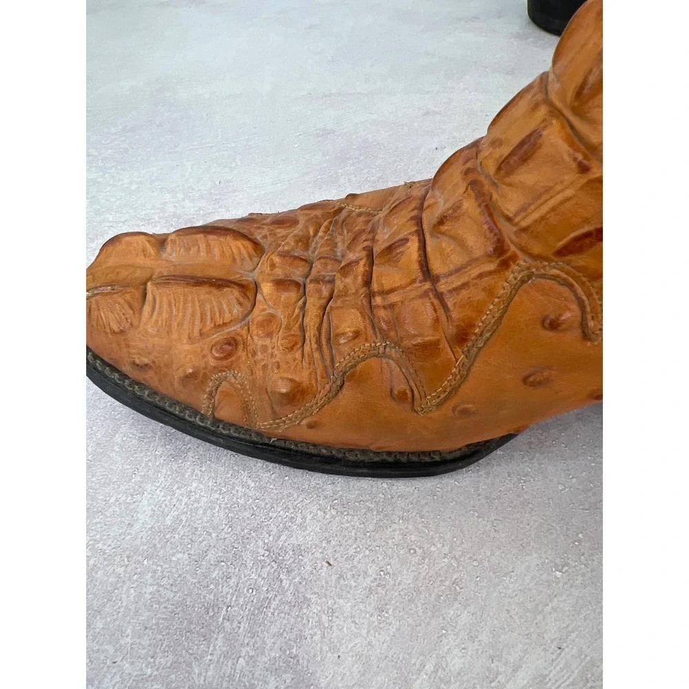 Holster‎ Tan Alligator Boots Men 6.5